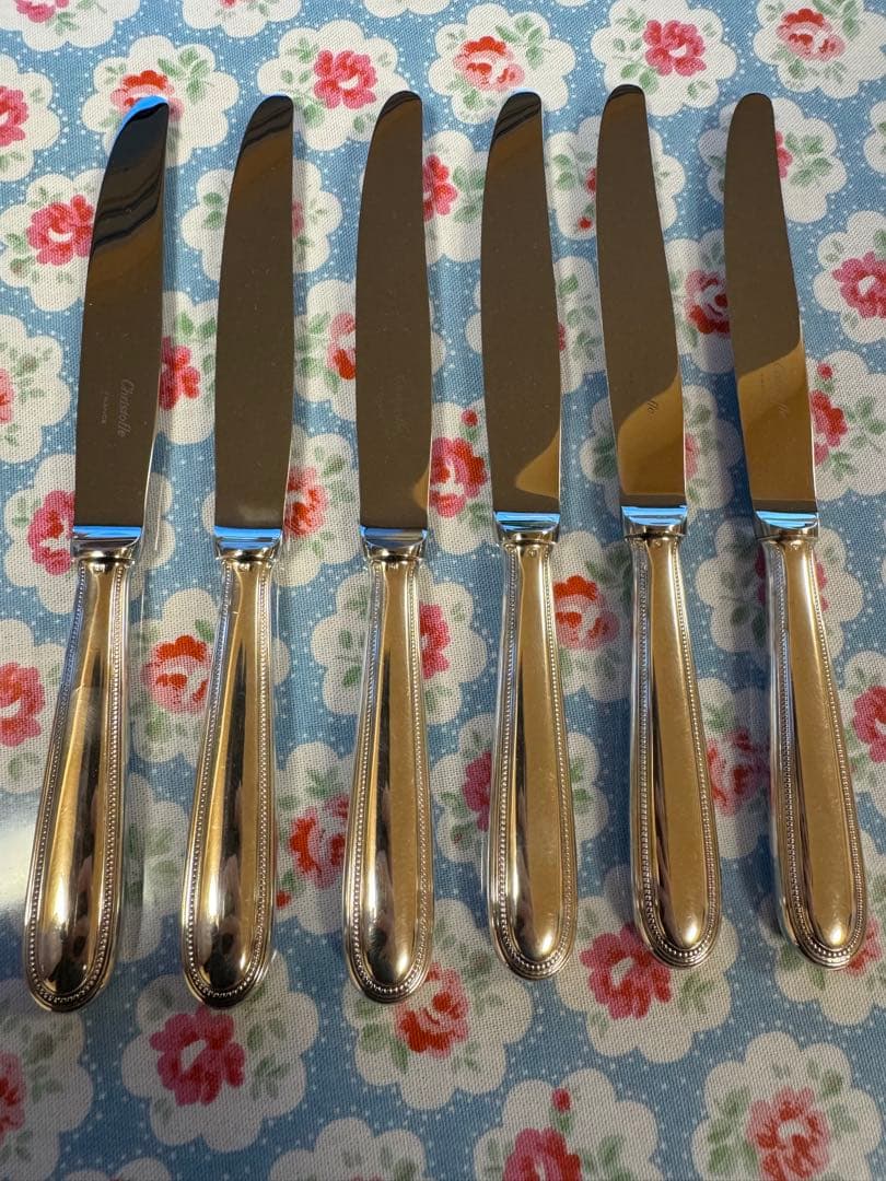 Christofle テーブルナイフ 6本セット
