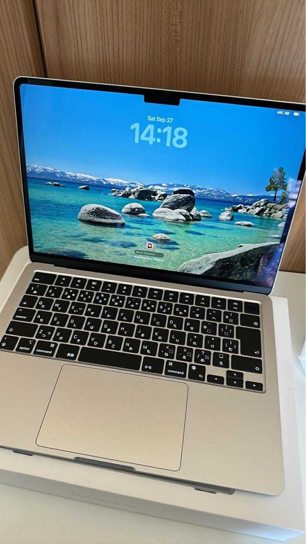 Apple MacBook M2 8GB 13.6インチ本体Applecare+