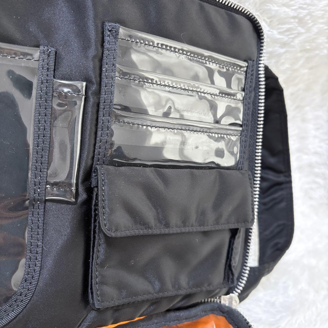 ✨極美品✨ ポーター タンカー ナイロン ブラック ショルダーバッグ 2層式 L