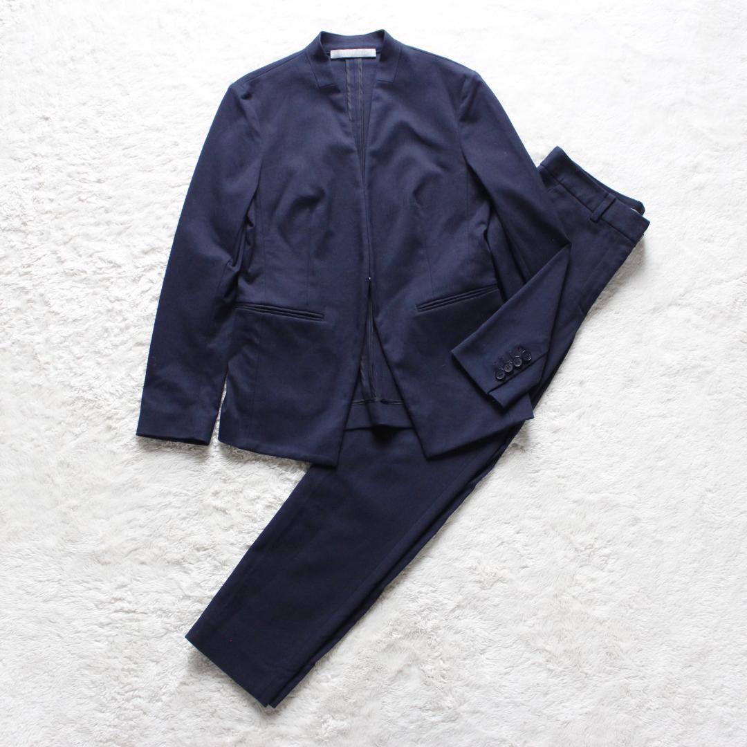 【美品】Theory luxe セットアップスーツ Mサイズ ノーカラー