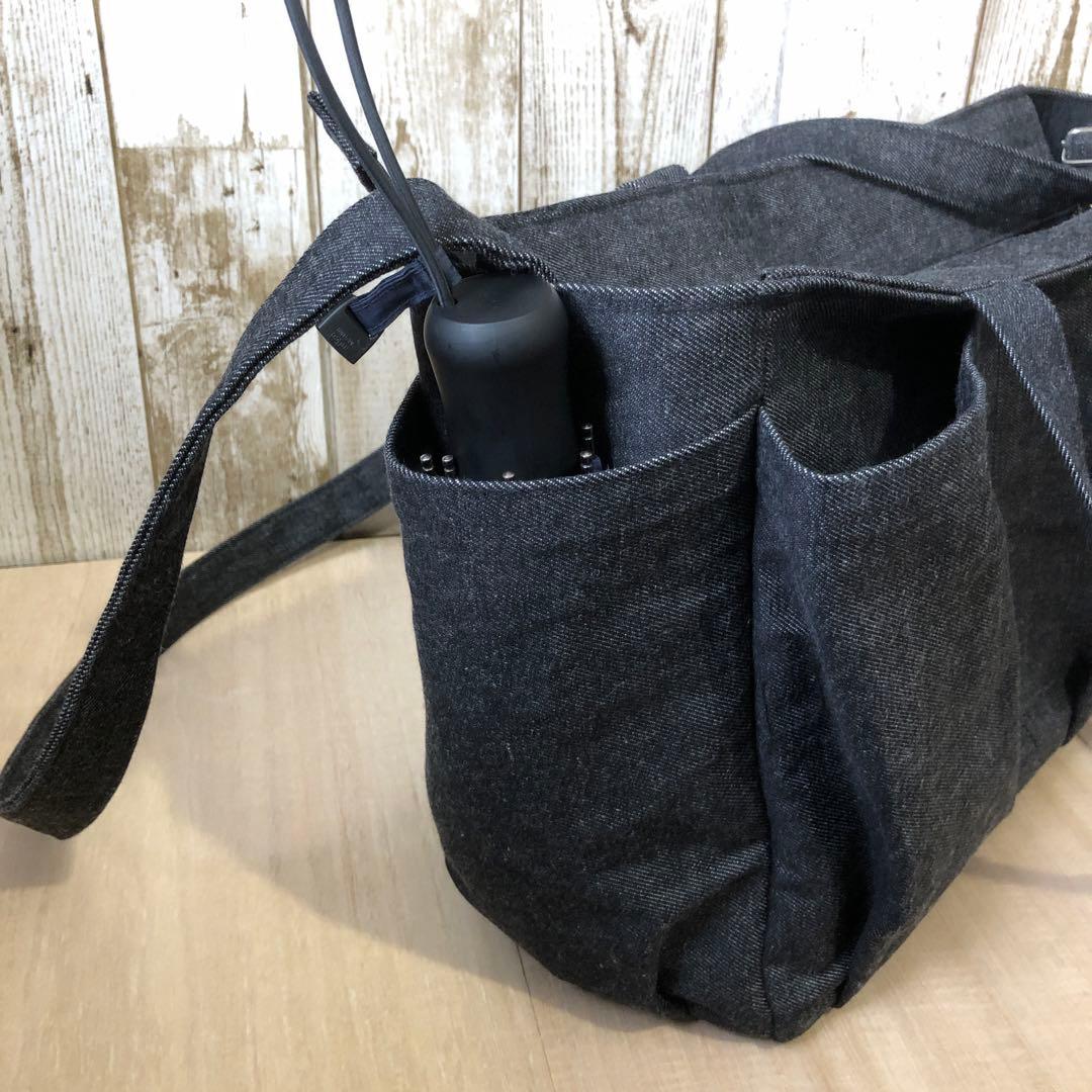 ひめ　トートバッグ　ハンドメイド 2個セット　①黒×AG②黒×S