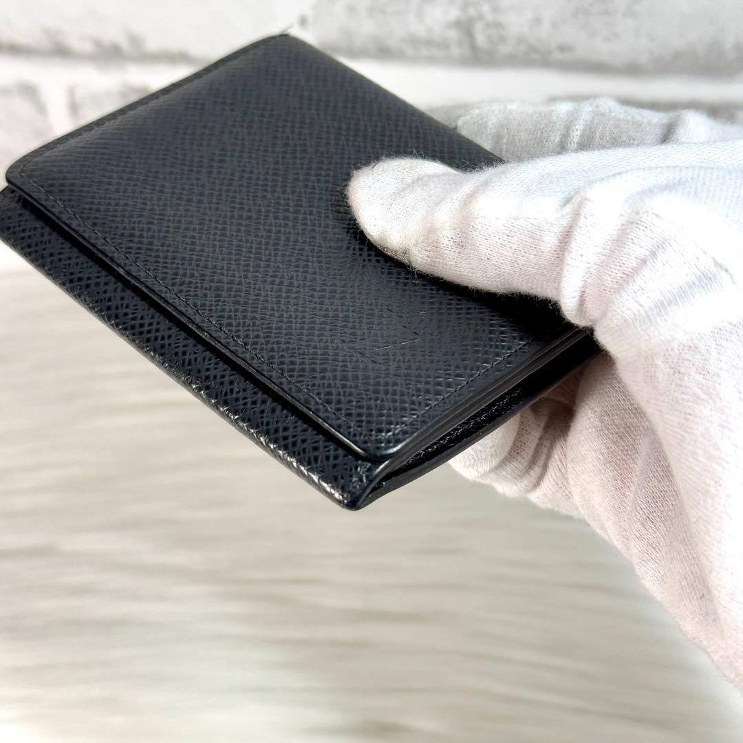 極美品 ルイヴィトン タイガ カードケース 名刺入れ アンヴェロップ カルト 黒