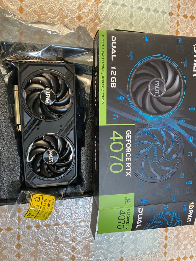 グラフィックボード・グラボ・ビデオカード Palit GEFORCE RTX4070 DUAL 12GB
