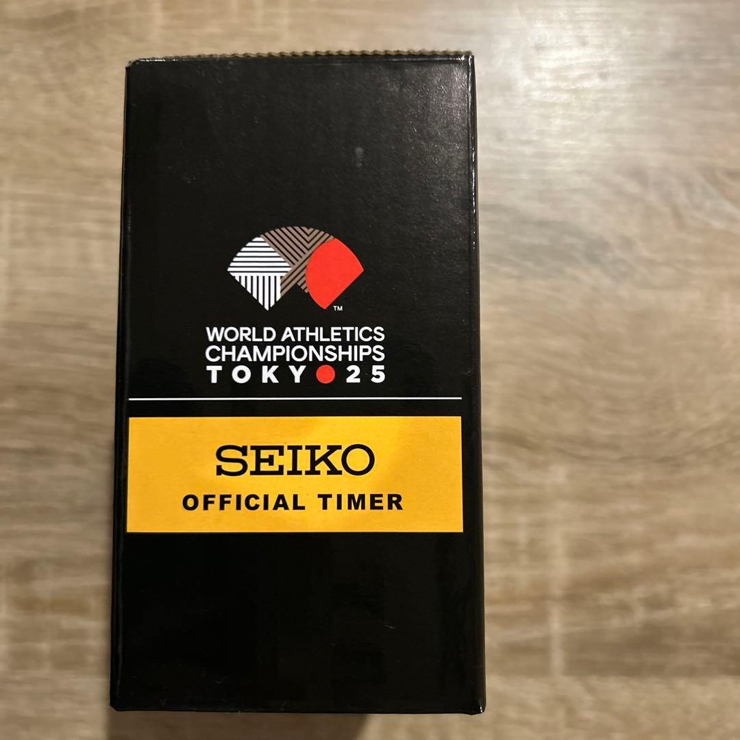 SEIKO 東京世界陸上 2025 デジタル目ざまし時計　限定2025個ゴールド