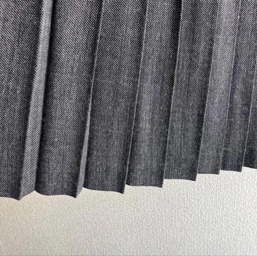 【美品】ゴーシュ ウールアルパカツイル　プリーツスカート