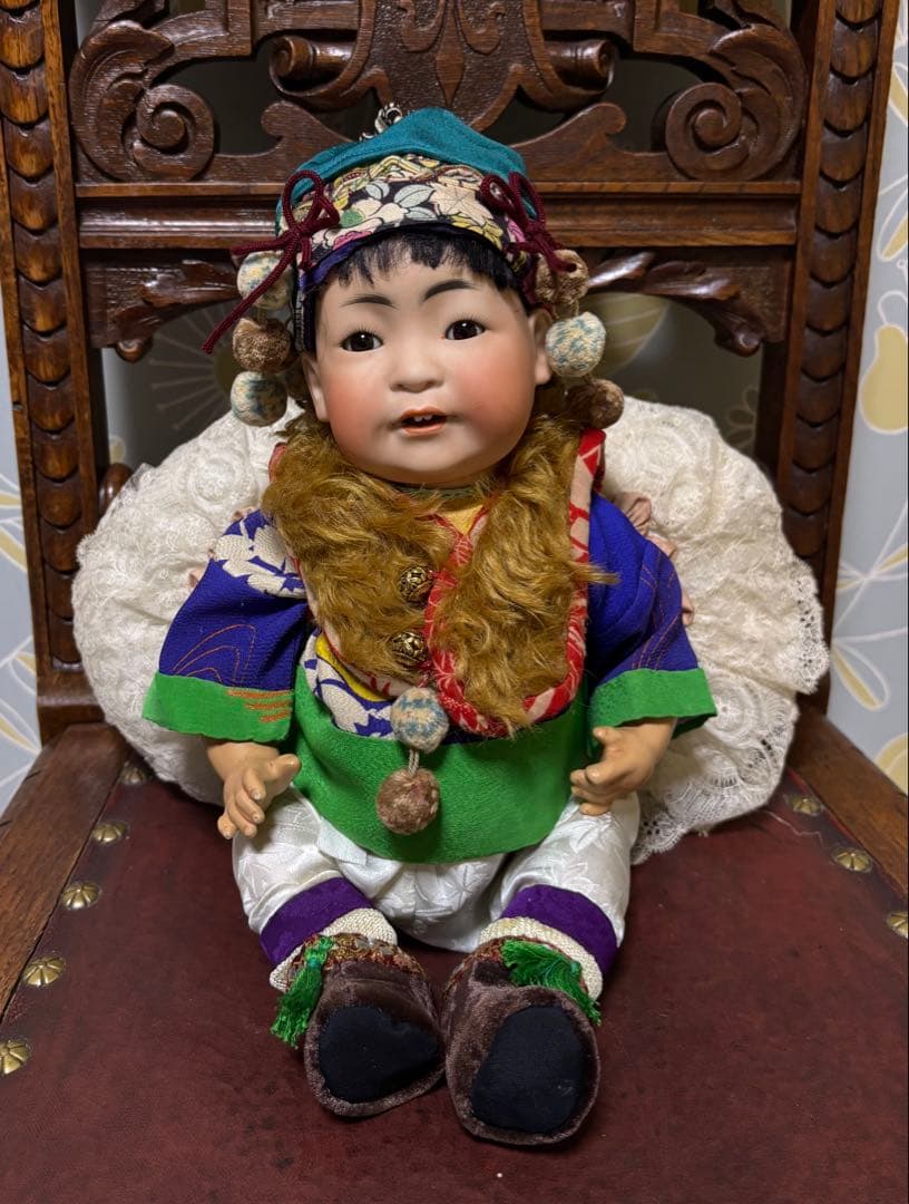 アンティークビスクドール JDケストナー アジアンベビードール243