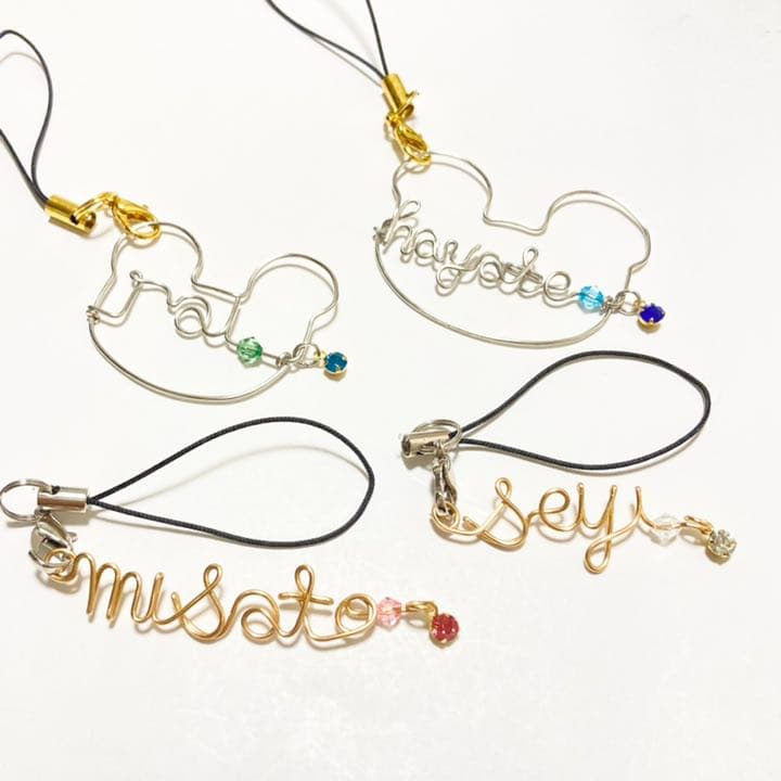 MiRaHa様ご確認用♡お名前ストラップ