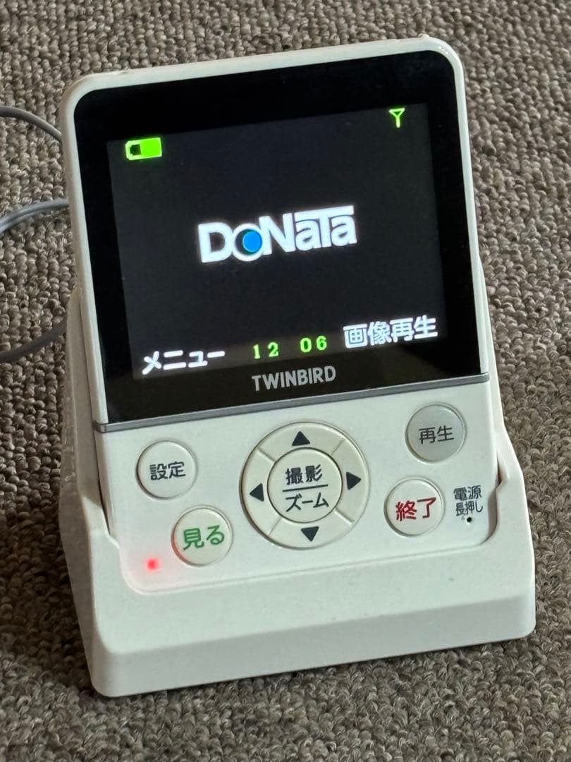 TWINBIRDワイヤレスドアスコープモニター VC-J560 中古品￼ 美品