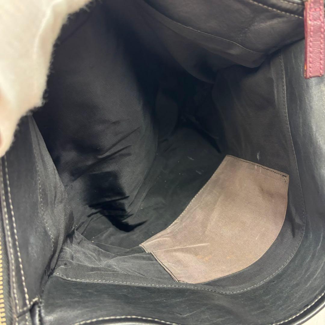 ポールスミス レザー トートバッグ シボ マルチストライプビジネス 肩がけ A4