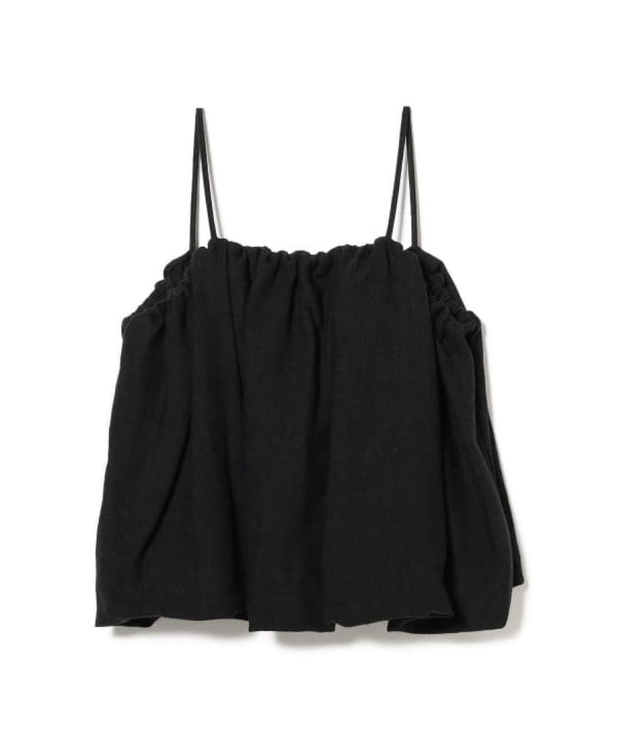 トップス Uhr / Linen Balloon Camisole/ BROWN
