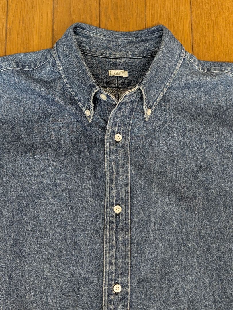 22AW A.PRESSE BD Denim Shirt サイズ2