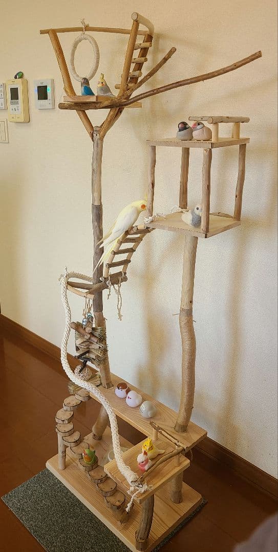 ③よもぎもちオーダーページ　ハンドメイド　流木　アスレチック