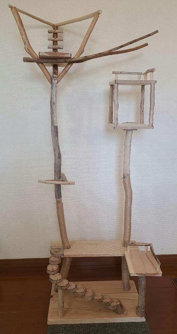 ③よもぎもちオーダーページ　ハンドメイド　流木　アスレチック