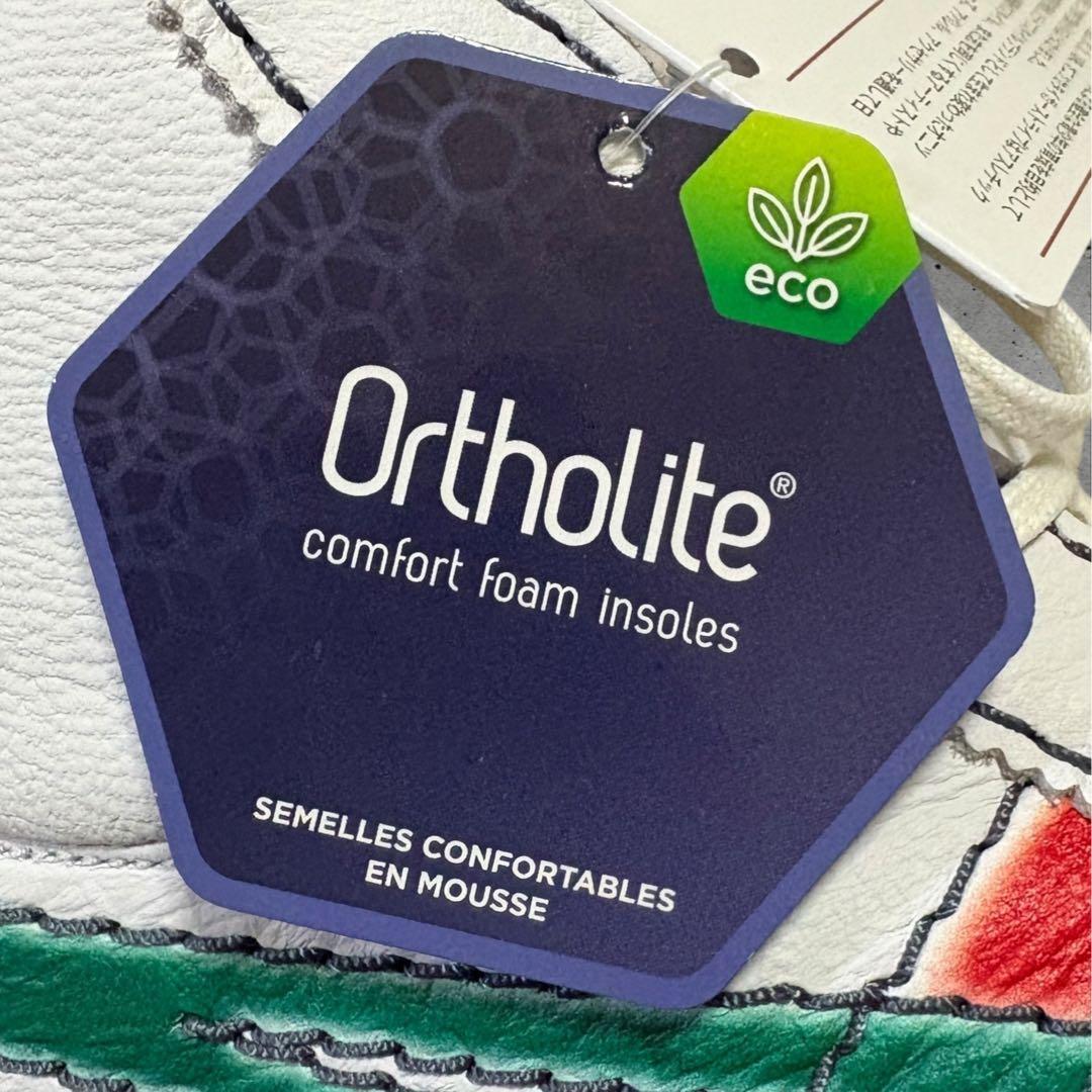 新品 タグ オニツカタイガー ハイカットスニーカー ホワイト/グリーン/レッド