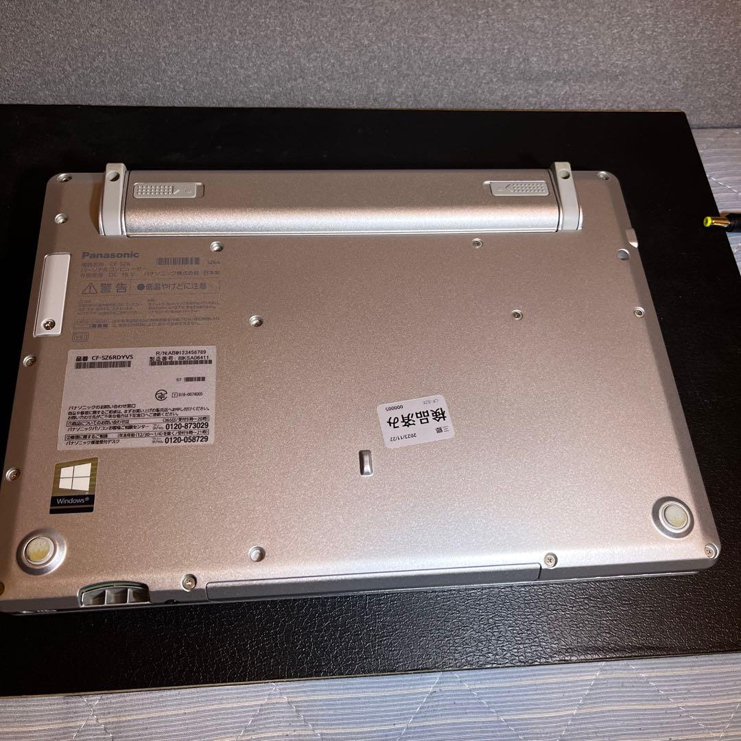 レッツノートCF-SZ6 SSD256GB／メモリ8GB