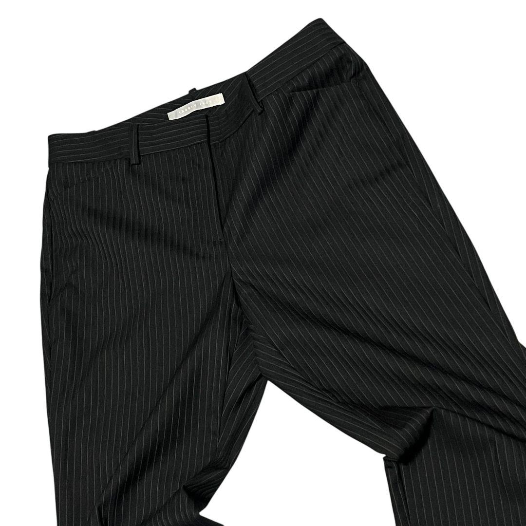 【未使用】【42】theory luxe ストライプ パンツスーツセットアップ