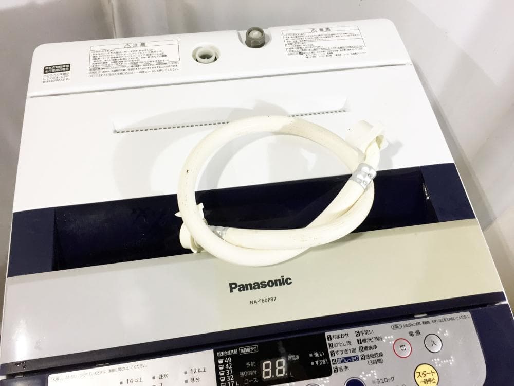 30日迄！送料無料★Panasonic 6㎏ 洗濯機【NA-F60PB7】