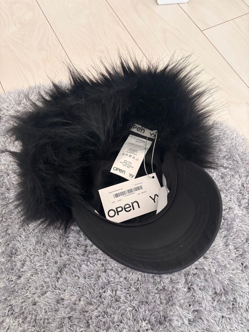 帽子 openyy FAUX FUR EARFLAP CAP
