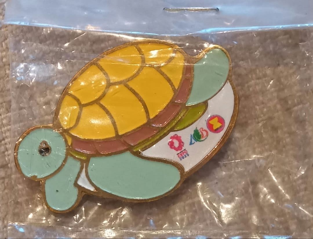 アセアントレイルチャレンジ　ピンバッジ　 亀　カメ　パスポート　2点セット