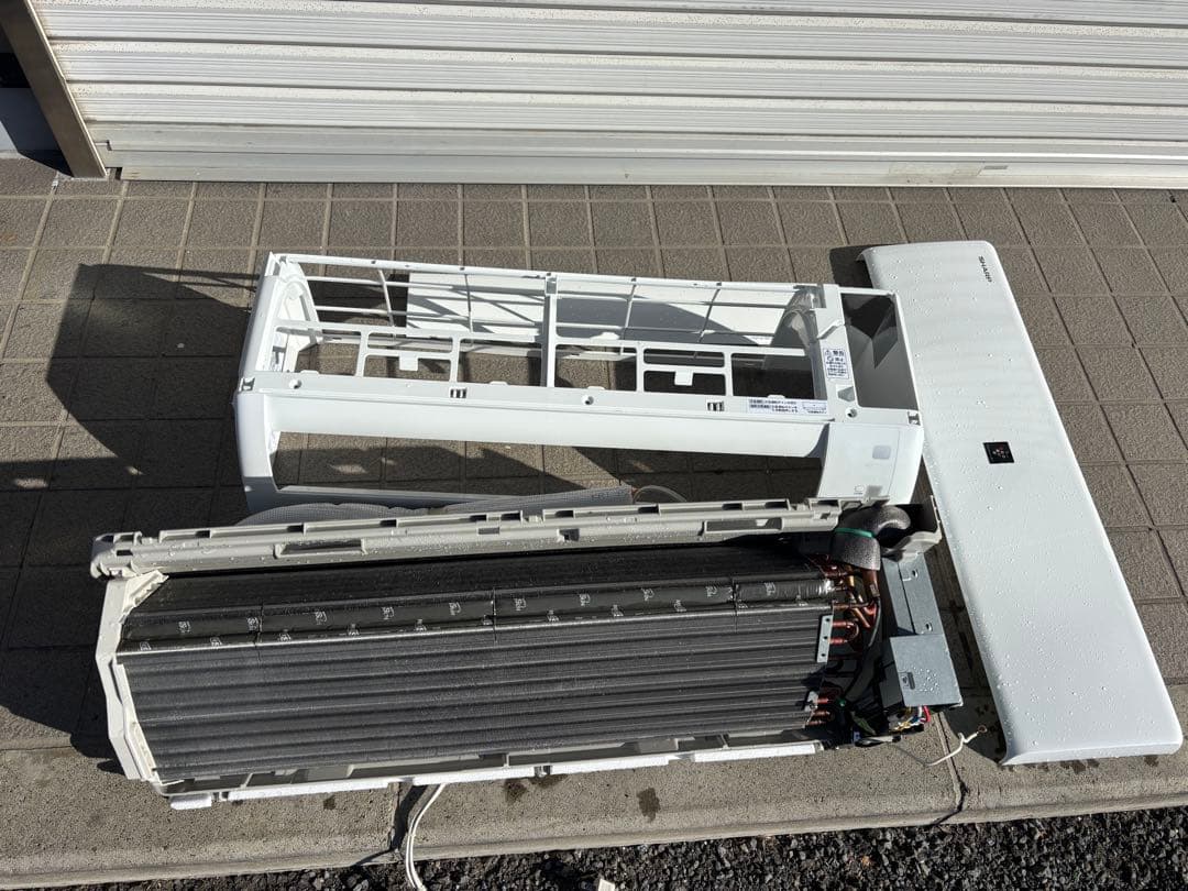 分解洗浄済みSHARP AY-P22DH エアコン室外機2023年製　T