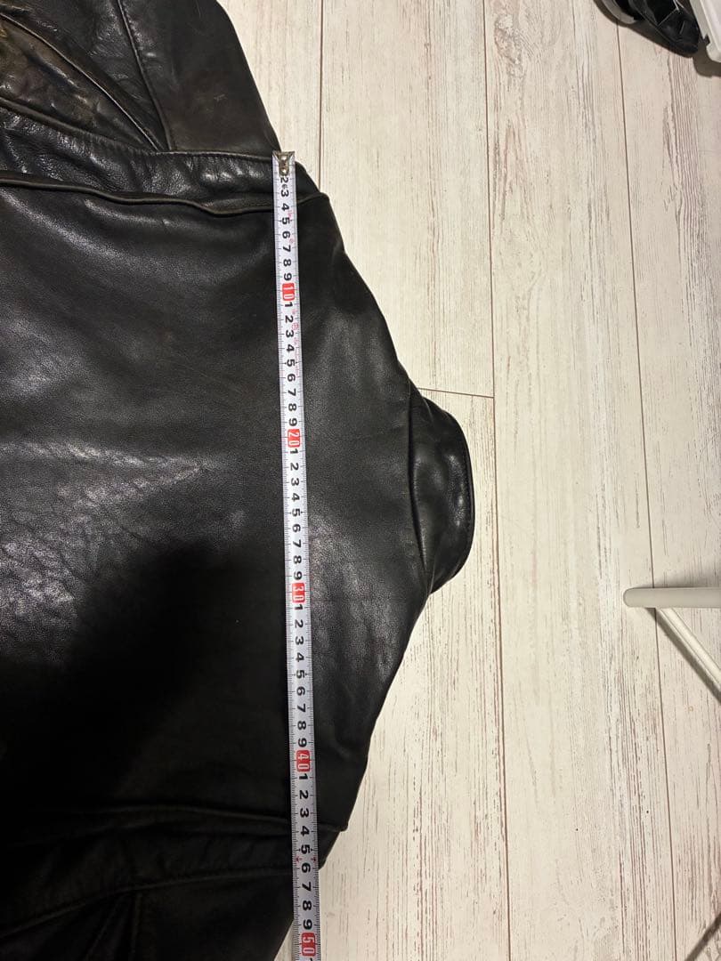 Schott シングルライダースジャケット 38