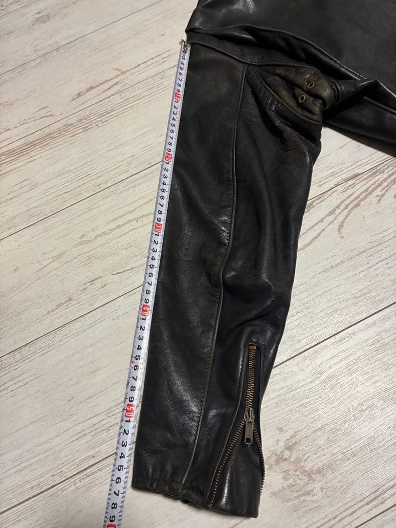 Schott シングルライダースジャケット 38