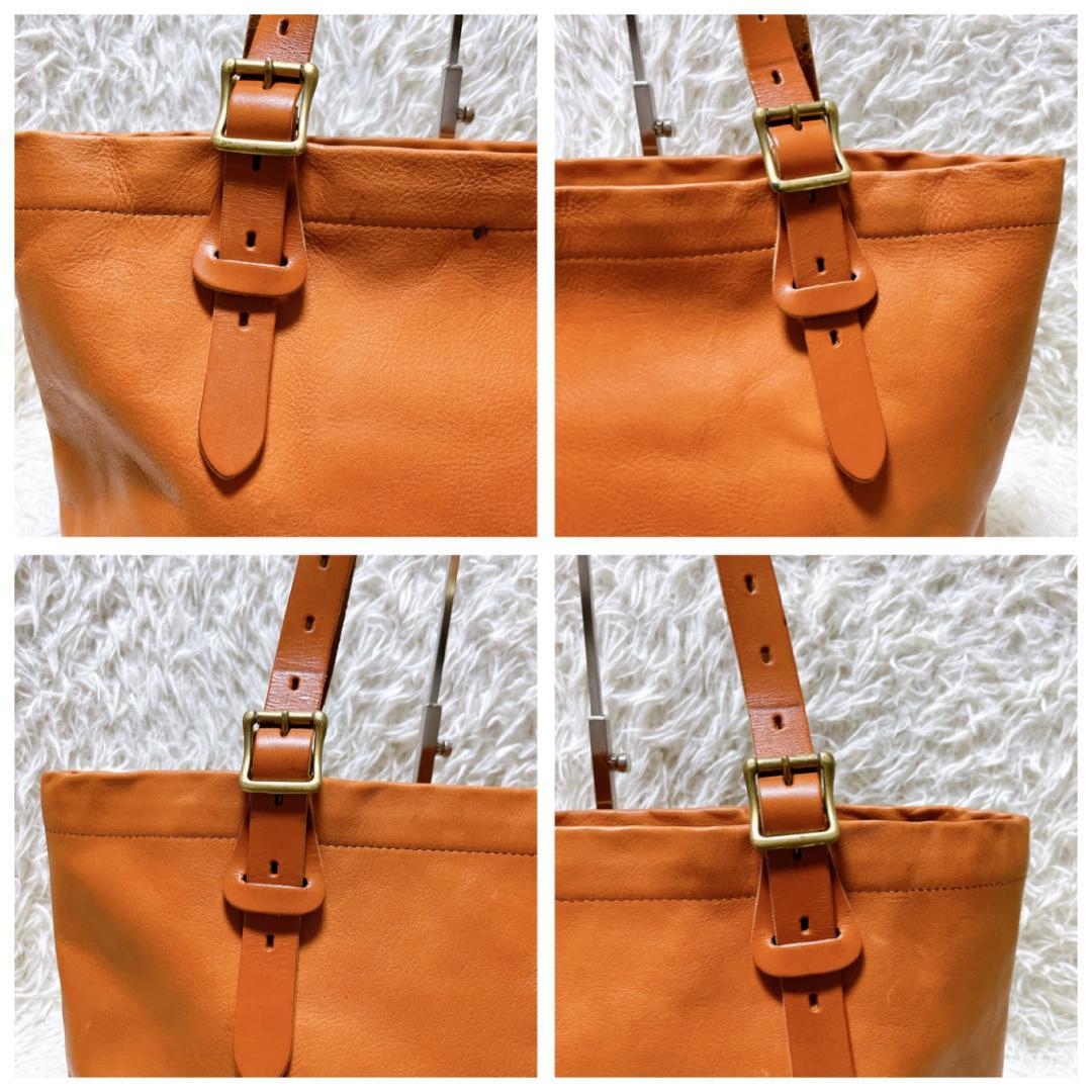 SLOW rubono 牛ヌメ革 栃木レザー トートバッグ A4サイズ ブラウン