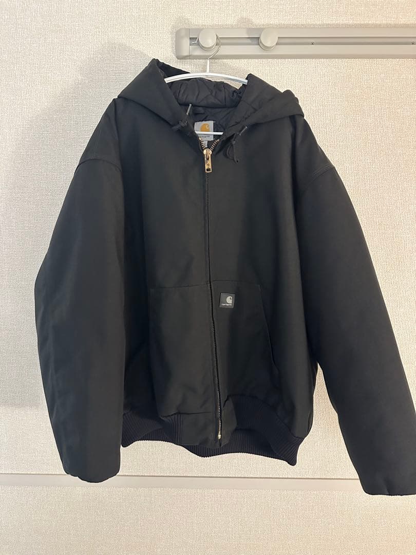 Carhartt アクティブジャケット　ブラック　ナイロン