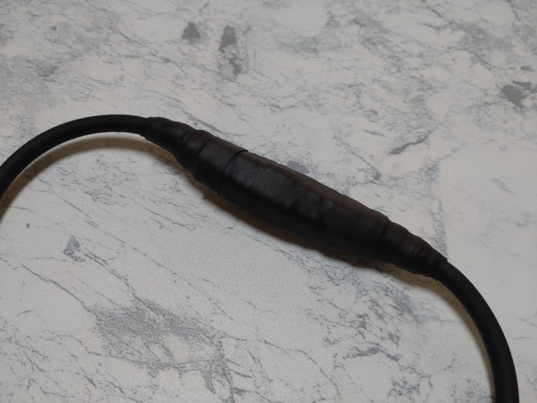 【カスタム】3.5分散型カタパルト搭載　3.5mm3極メス-オス　約38cm 黒