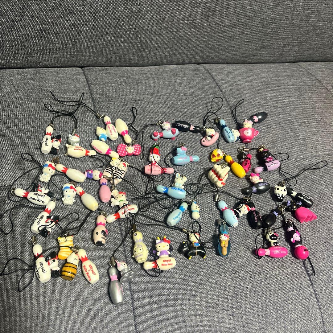 亘*様 【希少】ROUND1 非売品　ハローキティ ストラップ 39点セット　ま