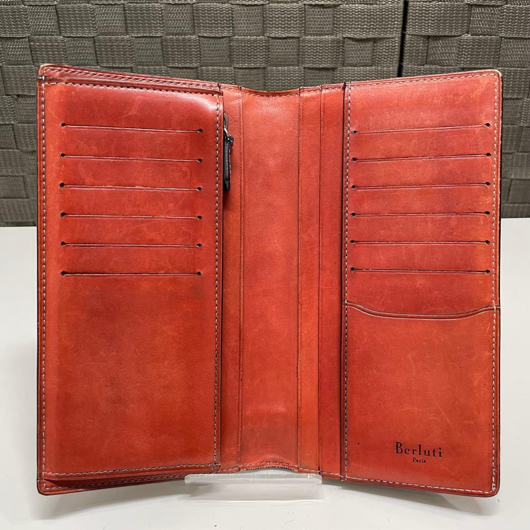 k*a様 Berluti 長財布 ブラウン レザー