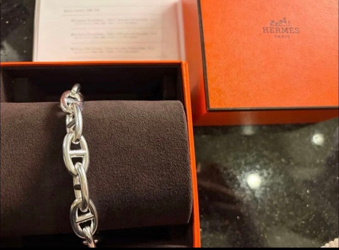 新品未使用　希少　エルメス　シェーヌダンクル　GM13