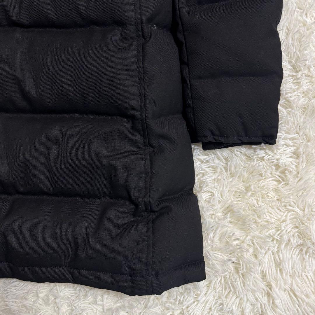 ダントン BEAMS 別注 ダウンコート ロング 黒 フード レディース 36