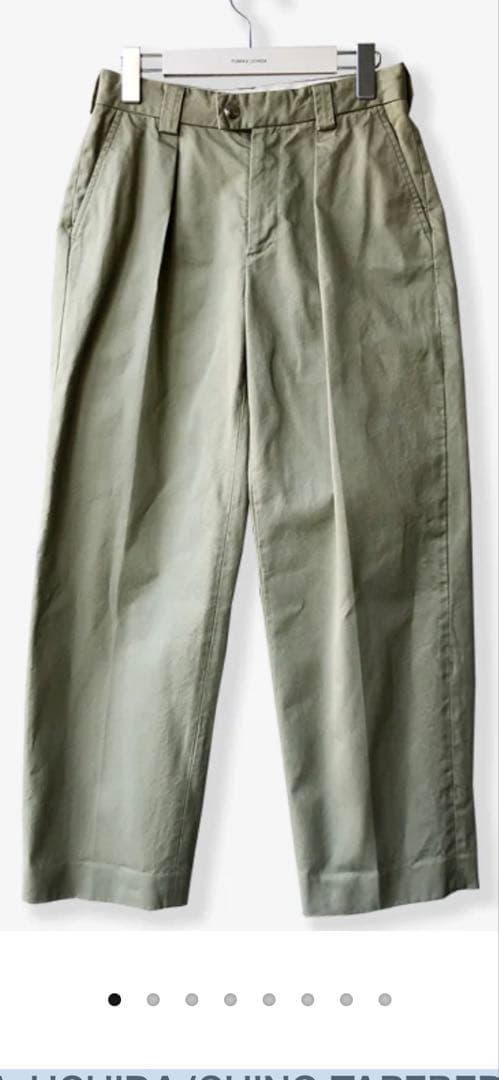 最終値下げ　FUMIKA_UCHIDA/CHINO TAPERED SLACKS