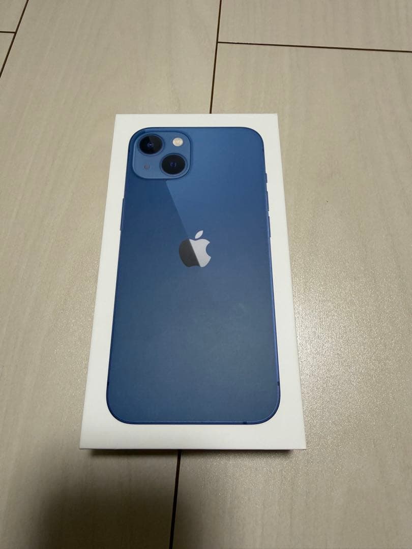 Apple iPhone 13 青色 本体 箱付き