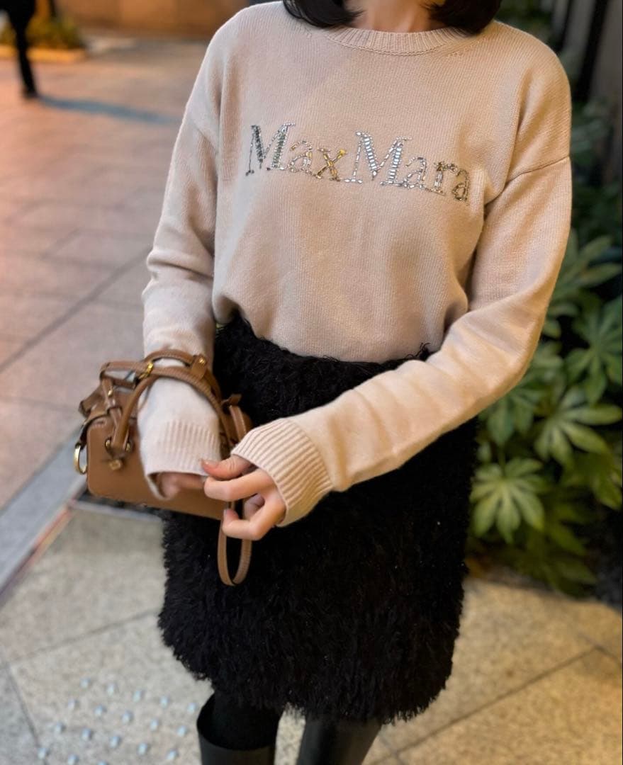 S MAX MARA エス マックスマーラ カシミヤウールニット