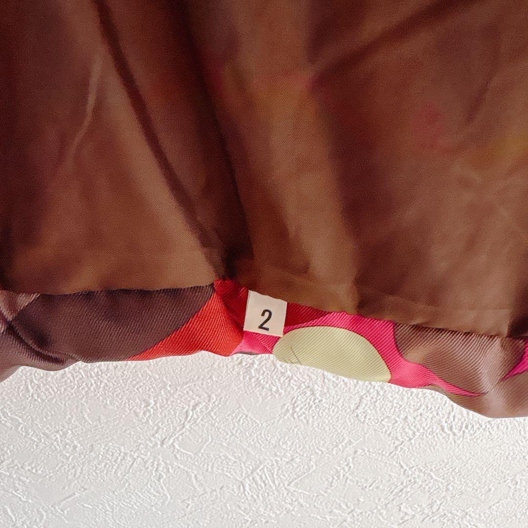 エミリオプッチ 総柄キルティングコート イタリア製 36 M相当