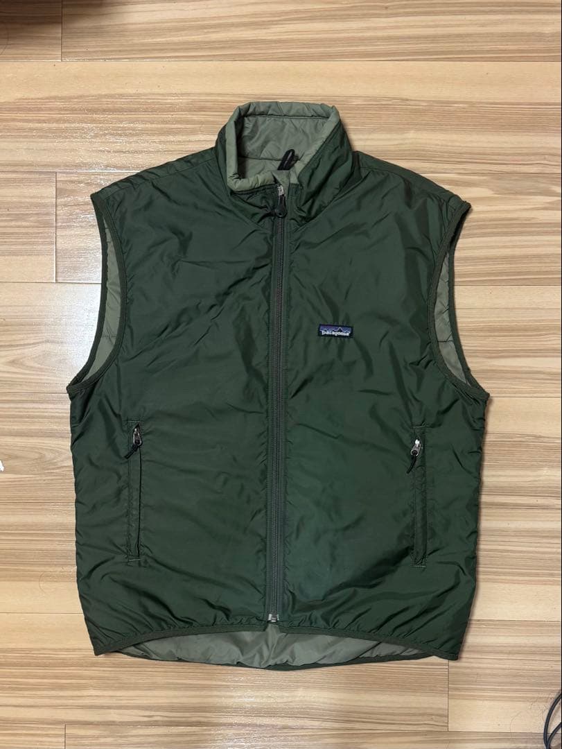 00s Patagonia パタゴニア パフボール ベスト M 中綿 グリーン
