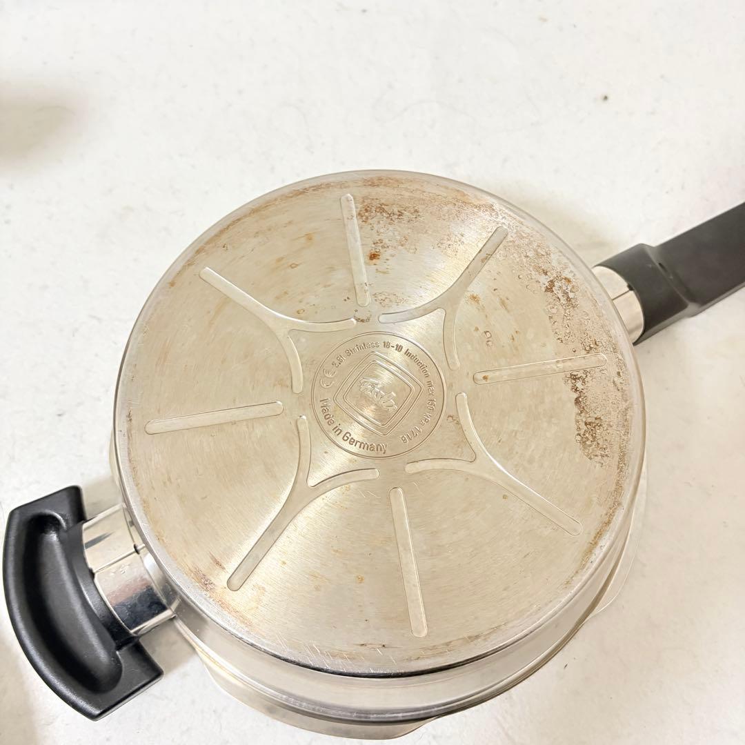 Fissler圧力鍋4.5L＋2.5Lセット コンフォート ステンレス