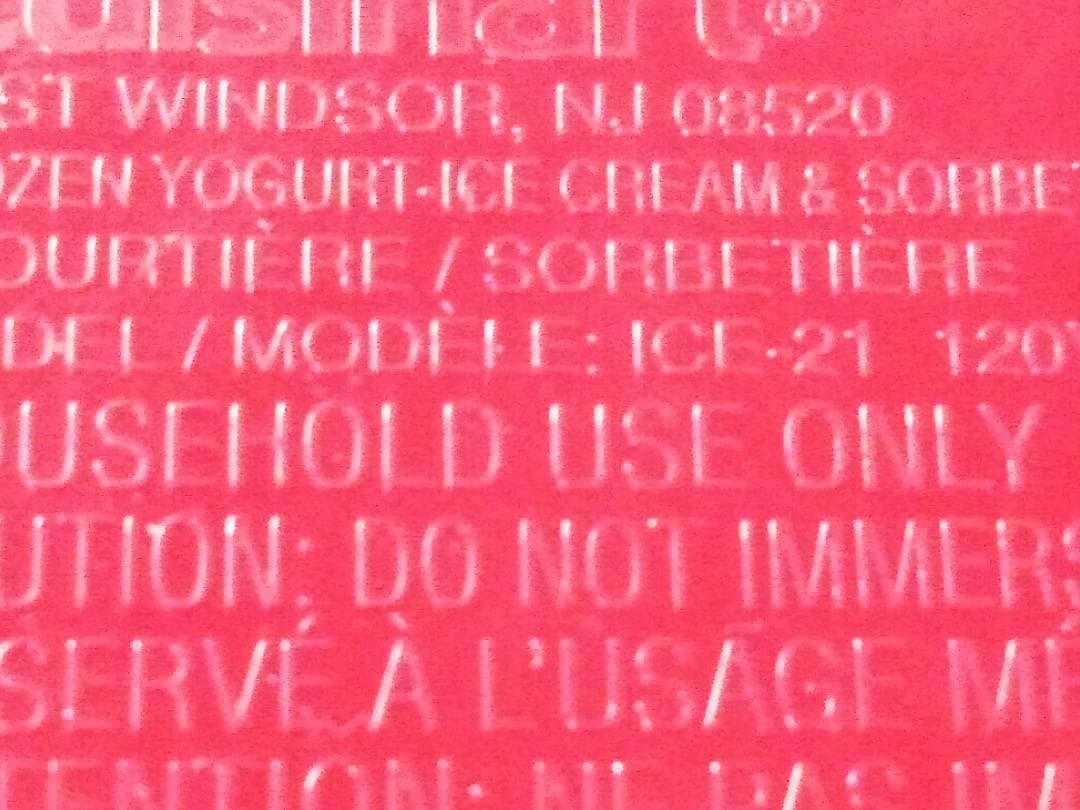 Cuisinart クイジナート 家庭用 アイスクリームメーカー ICE-21□