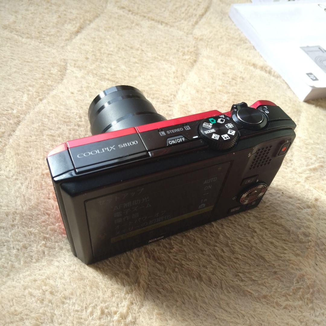 ♥️完品♥️赤色♥️ニコン COOLPIX S8100⭕️動作品