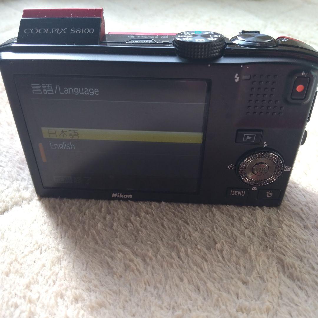 ♥️完品♥️赤色♥️ニコン COOLPIX S8100⭕️動作品