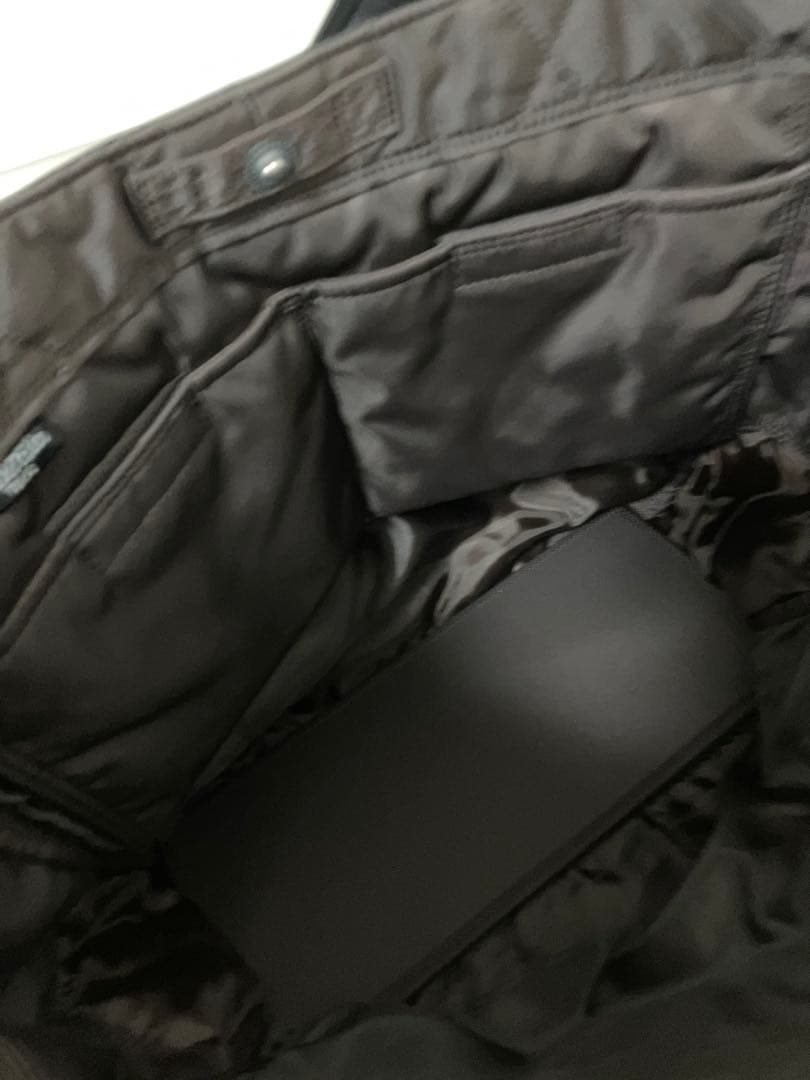 ポーター クリーム トートバッグL ブラック