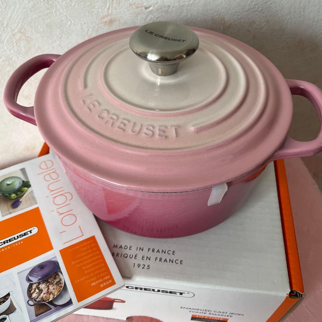 ルクルーゼ シグニチャーココットロンド18 ブーケピンク