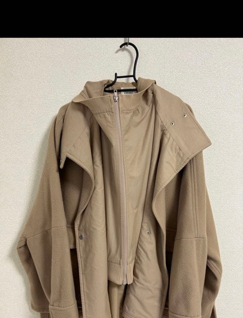 emmi オーバーウールスウィッチコート