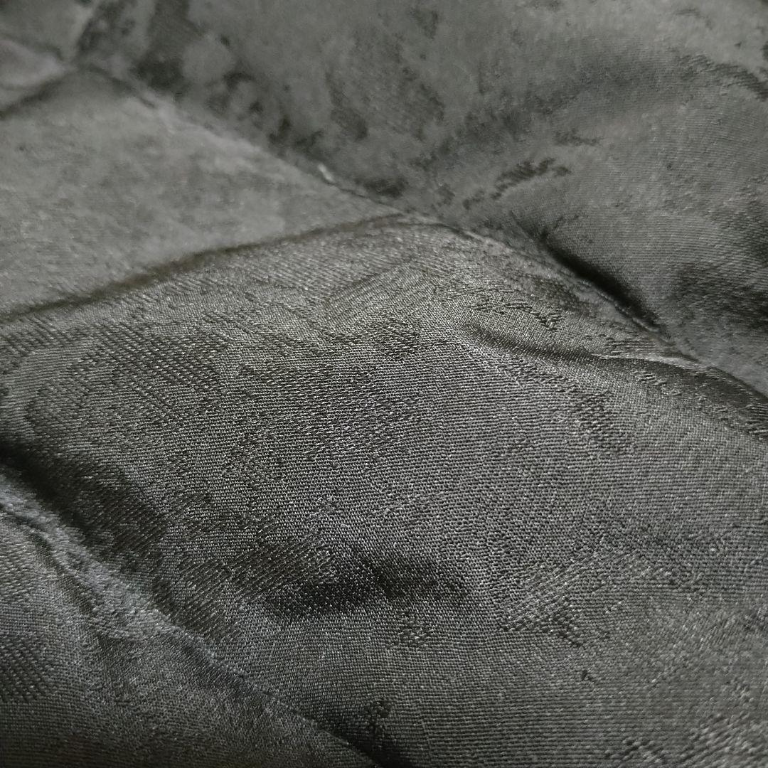 極美品 Spoom ショート丈ダウンコート 総柄 Aライン ウエストマーク 黒