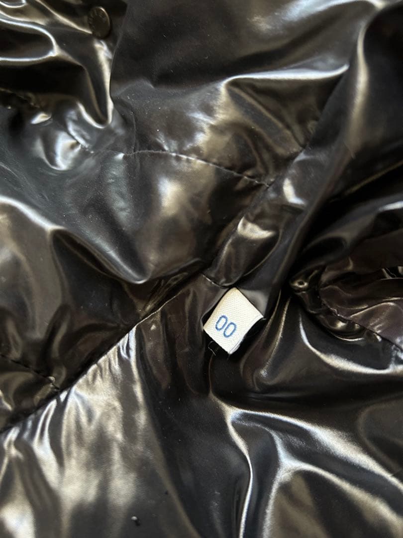 モンクレール　Moncler ネイビー フード付き　ダウンベスト　サイズ00