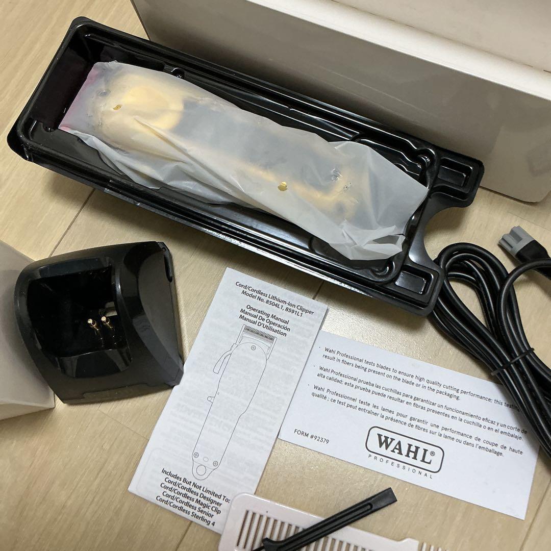未使用品WAHL cordless Magic Clip バリカン　ゴールド