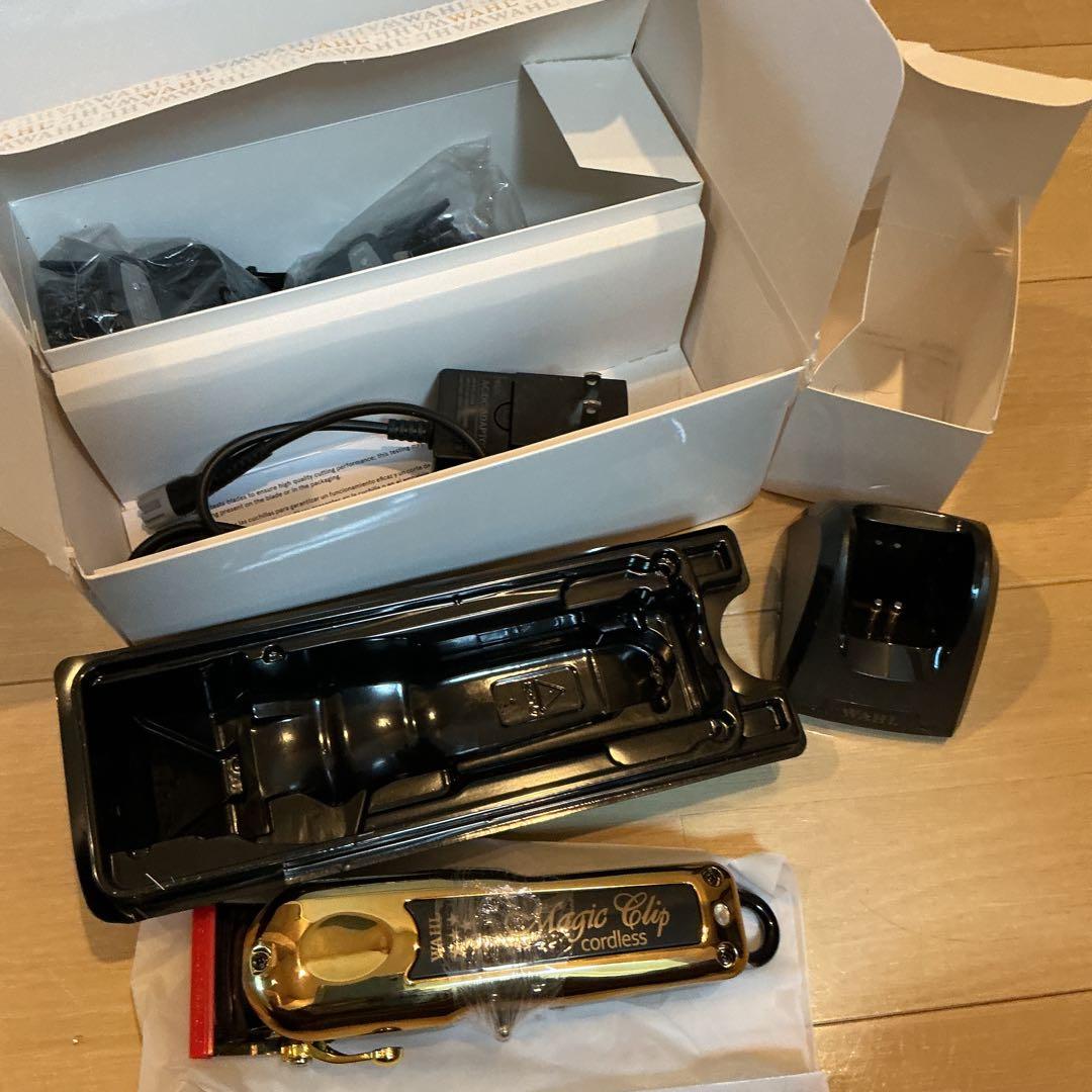 未使用品WAHL cordless Magic Clip バリカン　ゴールド