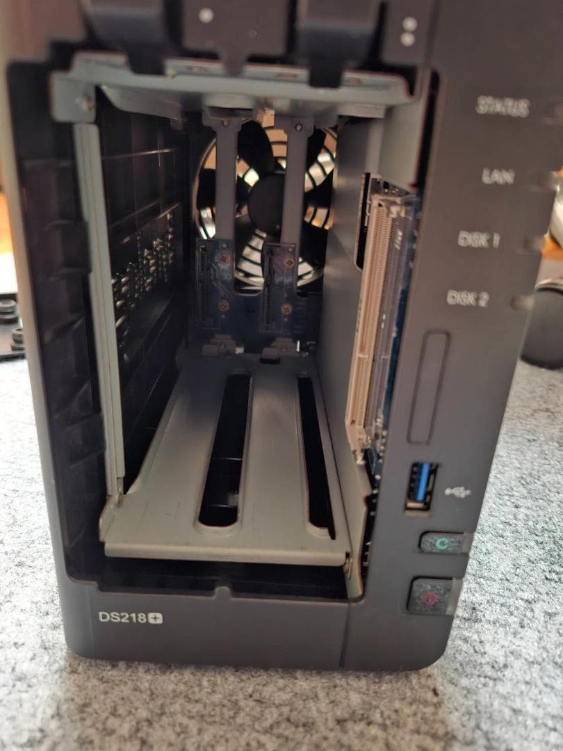 R*C様 Synology DS218+ NAS 2ベイ HDD(1TB*2)付